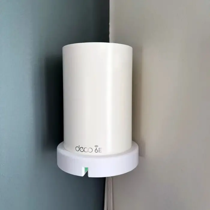 TP-Link Deco XE75 Uyumlu Duvar Standı - Beyaz WiFi 6E Mesh Askı Aparatı
