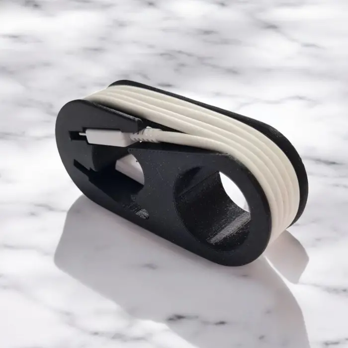 USB-C Kablo Düzenleyici Seti – Seyahat Tipi Kablo Sarıcı 2 Adet