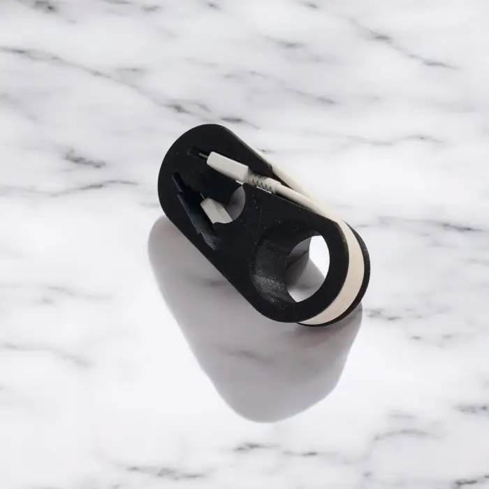 USB-C Kablo Düzenleyici Seti – Seyahat Tipi Kablo Sarıcı 2 Adet
