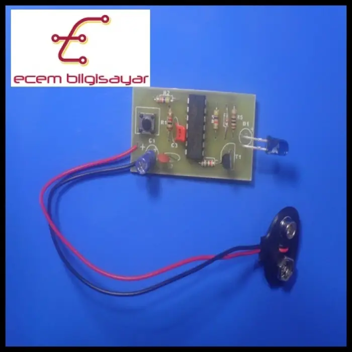 Uzaktan Kumanda Verici Devresi - RF Kablosuz Kontrol Kartı - Monteli ve Hazır