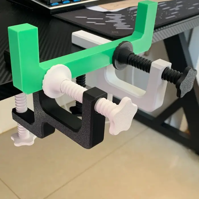Yüzey Kelepçesi PLA 0-45mm – 3D Yazıcı Montaj Kelepçesi