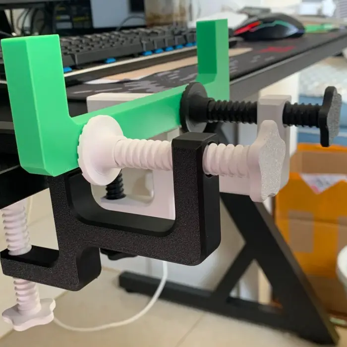 Yüzey Kelepçesi PLA 0-45mm – 3D Yazıcı Montaj Kelepçesi