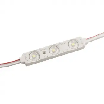 12V Mercekli Beyaz Modül LED - 0.75W IP65 Su Geçirmez - Alüminyum PCB Tabela ve Aydınlatma Modülü