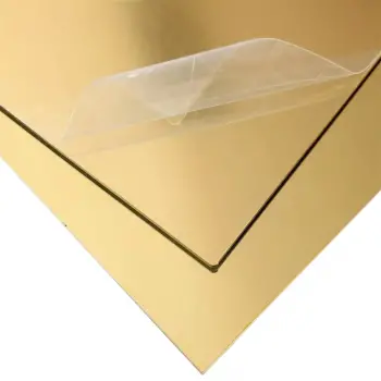 1mm Ayna Pleksi Gold Yapışkanlı