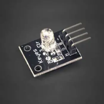 3 Renkli RGB Led Modülü - 5 mm Full Color LED Modülü
