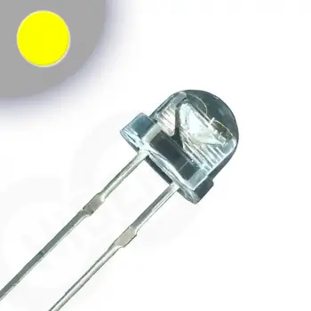 4.8mm Mantar LED - Amber - Geniş Açılı Panel Aydınlatma ve Teknik Sinyalizasyon Diyodu