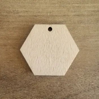 4mm Kavak Altıgen Anahtarlık Ölçü Seçimli Lazer Kesim