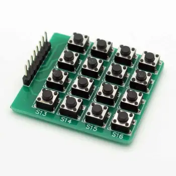 4x4 Push Buton Keypad Modülü - 16 Tuşlu Matrix Tuş Takımı