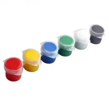 6lı Mini Akrilik Boya Seti (3ml x 6 Renk) - Hobi Boyası
