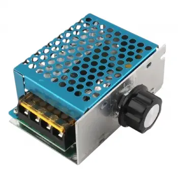 AC 220V 4000W Dimmer - Metal Kasa Voltaj ve Hız Regülatörü
