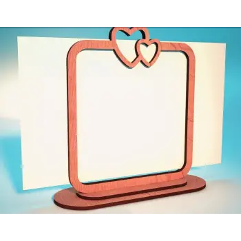 Ahşap Fotoğraf Çerçevesi Model 7
