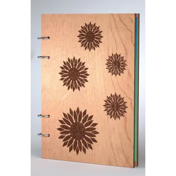 Ahşap Kitap Kapağı Model 1