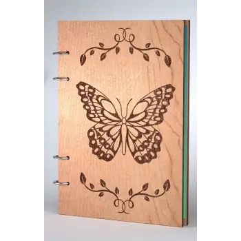 Ahşap Kitap Kapağı Model 2