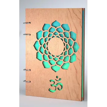 Ahşap Kitap Kapağı Model 3