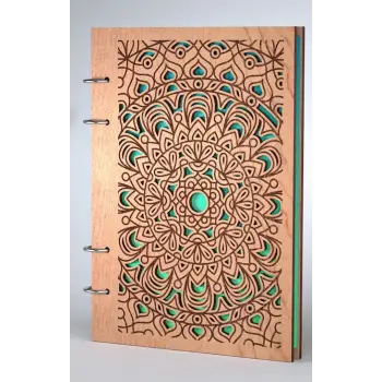 Ahşap Kitap Kapağı Model 7