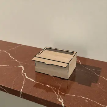 Ahşap Kutu Kayar Kapak 200x150x100mm