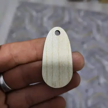 Ahşap MDF Damla Anahtarlık Ölçü ve Renk Seçimli