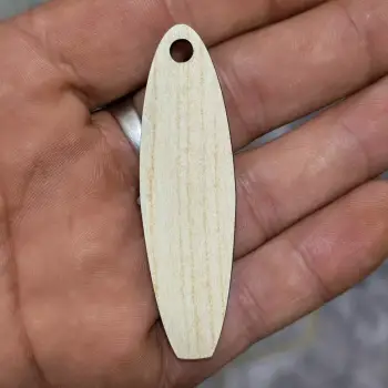 Ahşap MDF Etiket Anahtarlık Ölçü ve Renk Seçimli