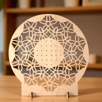 Ahşap MDF Küpe Teşhir Standı | 170x170mm Butik Takı Sergileme Paneli