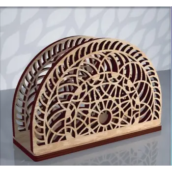 Ahşap Peçetelik Model 1