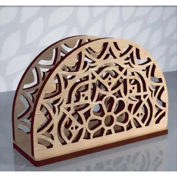 Ahşap Peçetelik Model 2