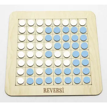 Ahşap Reversi Akıl, Zeka Ve Strateji Oyunu