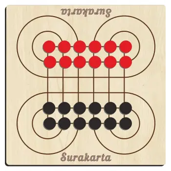 Ahşap Surakarta Akıl, Zeka Ve Strateji Oyunu