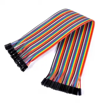 Arduino Dişi-Dişi Jumper Kablo - 40 Adet - 20cm Çok Renkli Bağlantı Seti