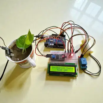 Arduino LCD Ekranlı Otomatik Bitki Sulama ve Akıllı Tarım Seti