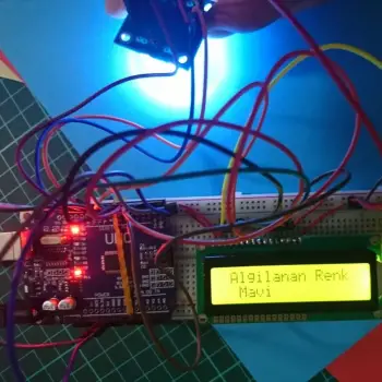Arduino TCS3200 Renk Algılama ve Tanımlama Proje Seti (16x2 LCD Ekranlı)