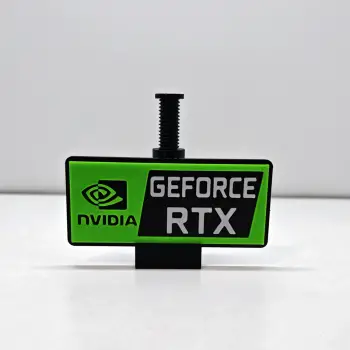Ayarlanabilir Ekran Kartı Tutucu Nvidia GeForce RTX Logolu GPU Destek Aparatı