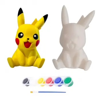 Boyanabilir Plastik Pikachu Figürü (Boyanabilir)