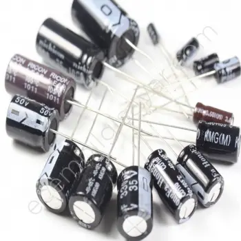 Elektrolitik Kondansatör Çeşitleri 1uF-4700uF 6.3V-250V Radyal Tip Devre ve Güç Filtreleme