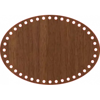 Elips Ahşap MDF Sepet Tabanları (Ölçü Seçilebilir)