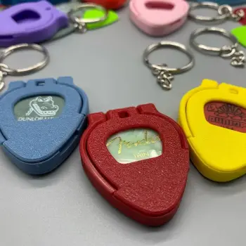 Gitar Pena Tutucu Anahtarlık PLA 3 Adet – 3D Yazıcı Pena Taşıma Aparatı