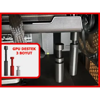 GPU Destek Braketi Ayarlanabilir 3 Farklı Boyut Ekran Kartı Tutucu