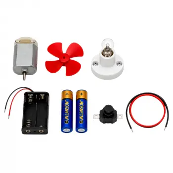 Işıklı ve Pervaneli Elektrik Motor Deney Seti