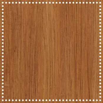 Kare Ahşap MDF Sepet Tabanı 30x30 cm (Delik Çapı 5 mm)