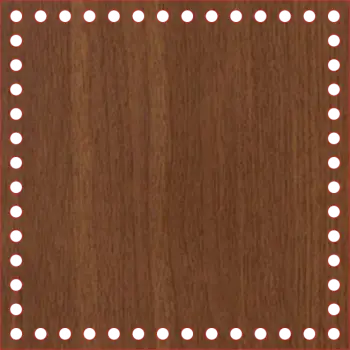 Kare Ahşap MDF Sepet Tabanları (Ölçü Seçilebilir)