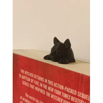 Kedi Model Kitap Ayracı PLA – Mini 3D Yazıcı Bookmark