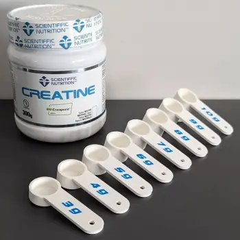 Kreatin Ölçü Kaşığı Seti 8’li Plastik Ölçek Kaşığı