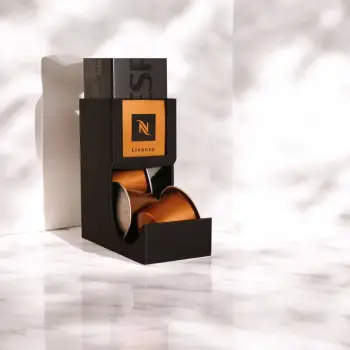 Nespresso Uyumlu Pod Dispenseri Etiket Yuvalı PLA – Kapsül Standı