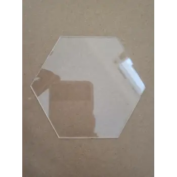 Pleksi Altıgen Şeffaf 3mm Hazır Kesim