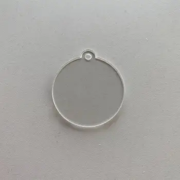 Pleksi Kulplu Anahtarlık Baskısız Ölçü Seçimli