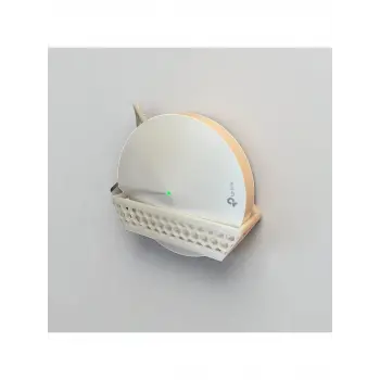 TP-Link Deco M5 Uyumlu Duvar Standı - Beyaz Şık Tasarım Mesh Askı Aparatı