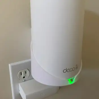 TP-Link Deco XE5300 Uyumlu Duvar Standı - Beyaz WiFi 6E Mesh Askı Aparatı