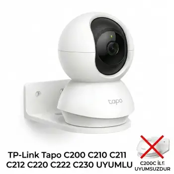 TP-Link Tapo C200 C210 C211 C212 C220 C222 C230 Uyumlu Kamera Duvar Standı