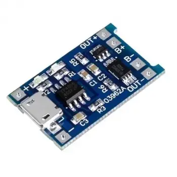 TP4056 Micro USB Korumalı LiPo Pil Şarj Modülü – 1S 3.7V