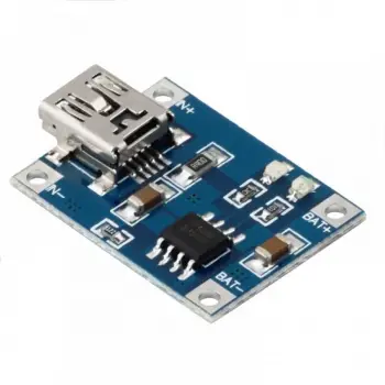TP4056 Mini USB Li-ion/Lipo Pil Şarj Modülü - 1A Hassas Şarj Ünitesi