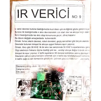 Uzaktan Kumanda Verici Devresi (Demonte) - RF Kablosuz Kontrol DIY Kit